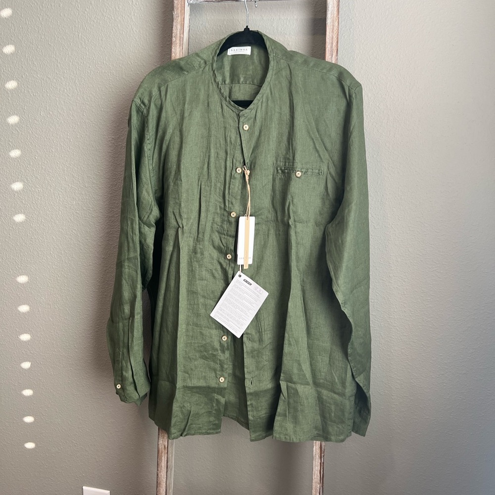 🫒 NWT Linen shirt 3 XL SSeinse
